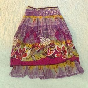 Floral skirt